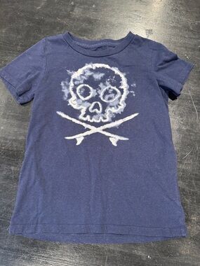 4/$15 Epic Threads Kids Navy Skull Graphic Tee Size 6